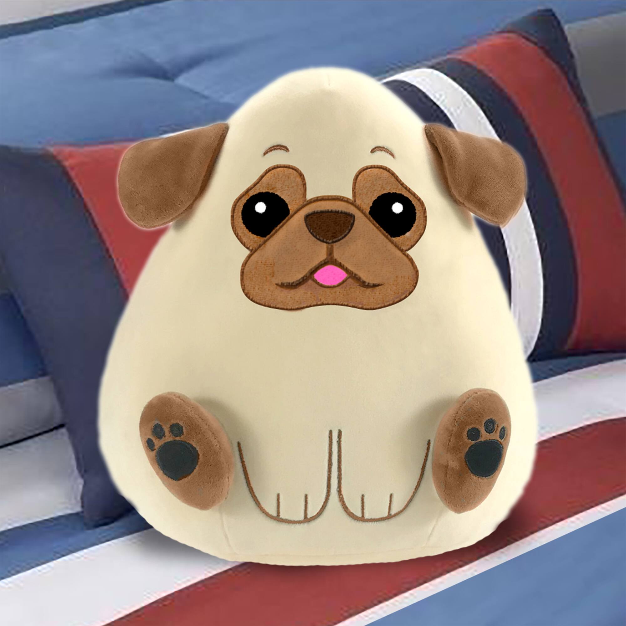 First and Main Dreampuffs™ Pug Stuffed Animal